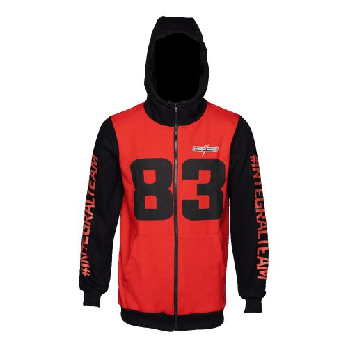 Jaqueta Moletom 83 Vermelho/Preto