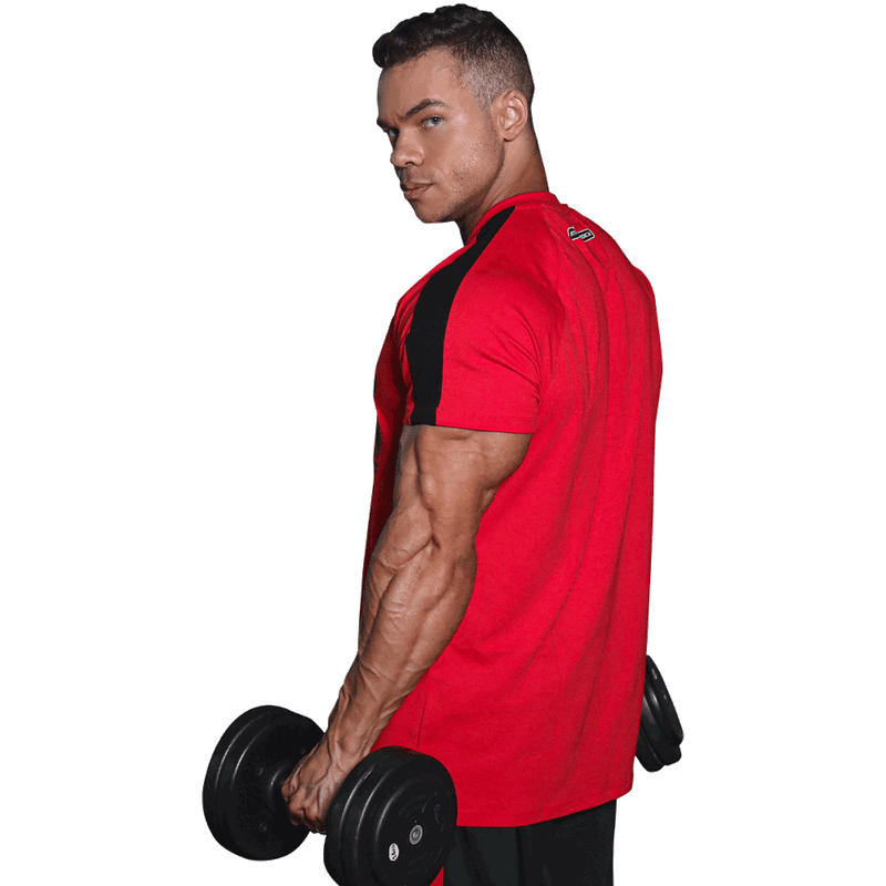 Camiseta-Like-a-Champion-Vermelho-costas