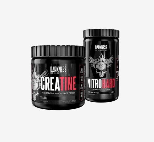 Pack Nitro Hard Baunilha 900g + Creatine Darkness 300g