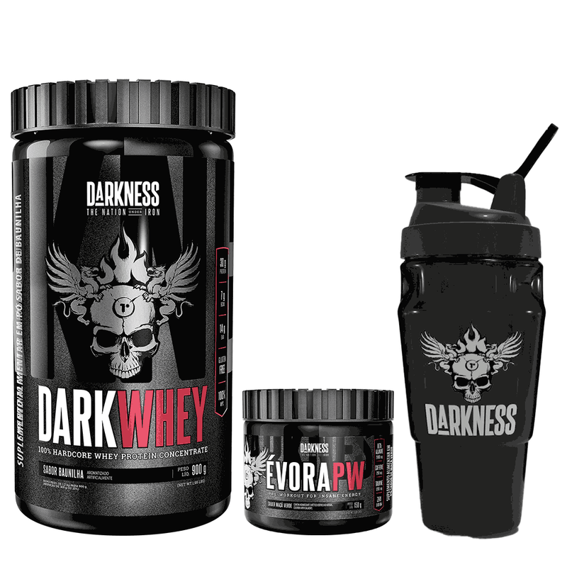 Dark-Whey-900g-Baunilha---evora-Pw-maca-Verde-150g---Coqueteleira-Darkness-1L