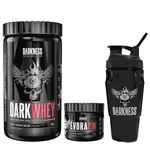 Dark-Whey-900g-Chocolate-maltado---Evora-Pw-Frutas-Amarelas-150g---Coqueteleira-Darkness-1L