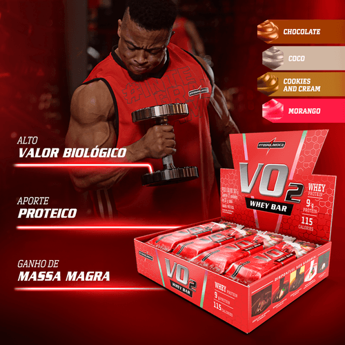 VO2 Whey Bar 12 unid