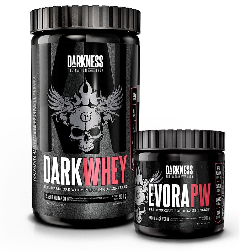 11962_-DK-_Pack_Imagem_3D_DarkWhey_-_EvoraPW300g_Morango