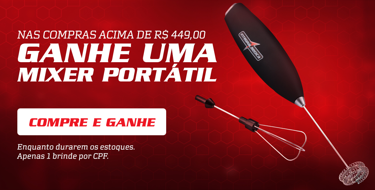 Compras Acima De R$449,00 Ganhe Uma Mixer Portátil